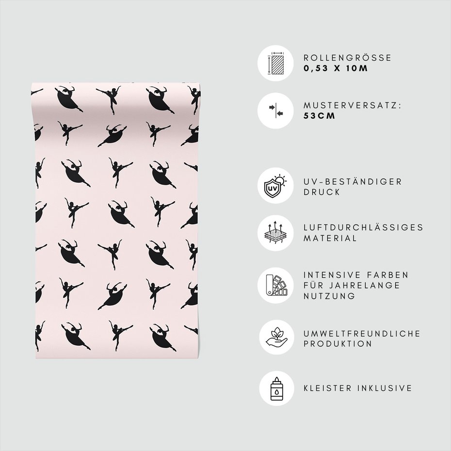 Tapeta - baletnica, taniec, sylwetka