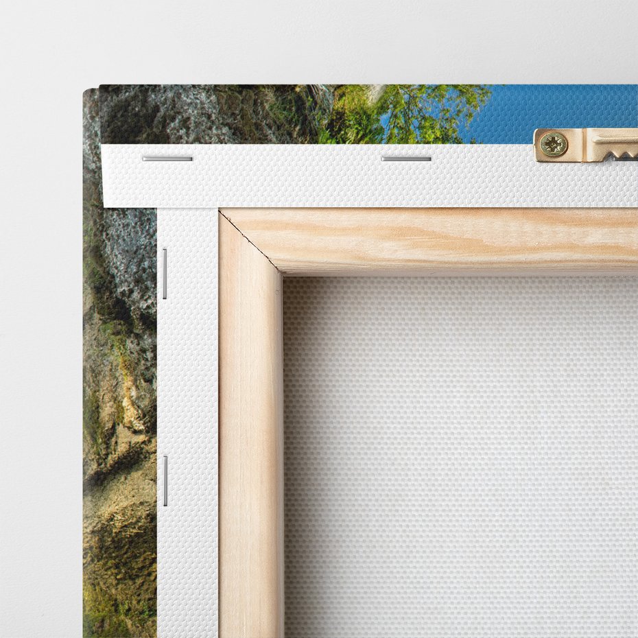 Obraz na płótnie - wodospad, krajobraz, natura