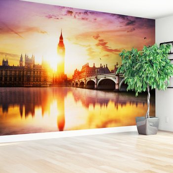 Fototapeta - Big Ben, Londyn, Tamiza