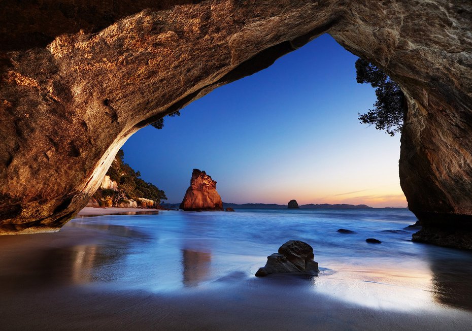 Fototapeta - plaża, morze, skały