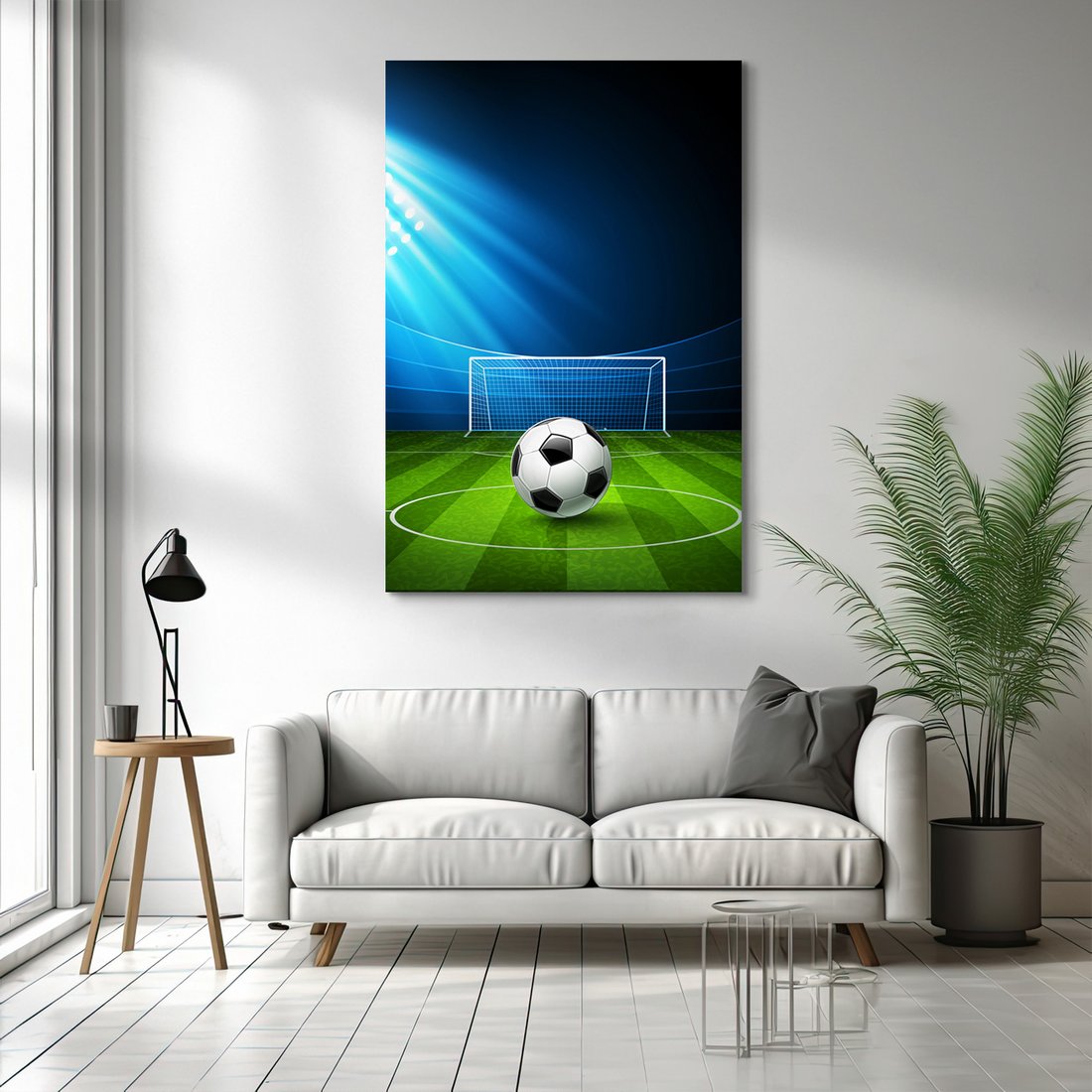 Obraz na płótnie - piłka nożna, sport, gol