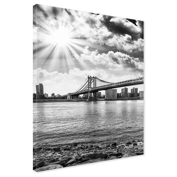 Obraz na płótnie - most, miasto, rzeka