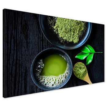Obraz na płótnie - matcha, herbata, napój