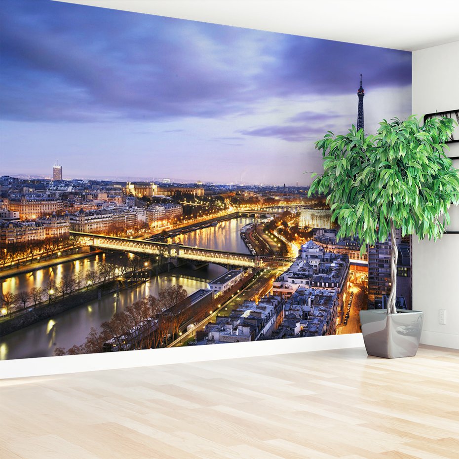 Fototapeta - Paryż, Wieża Eiffla, miasto