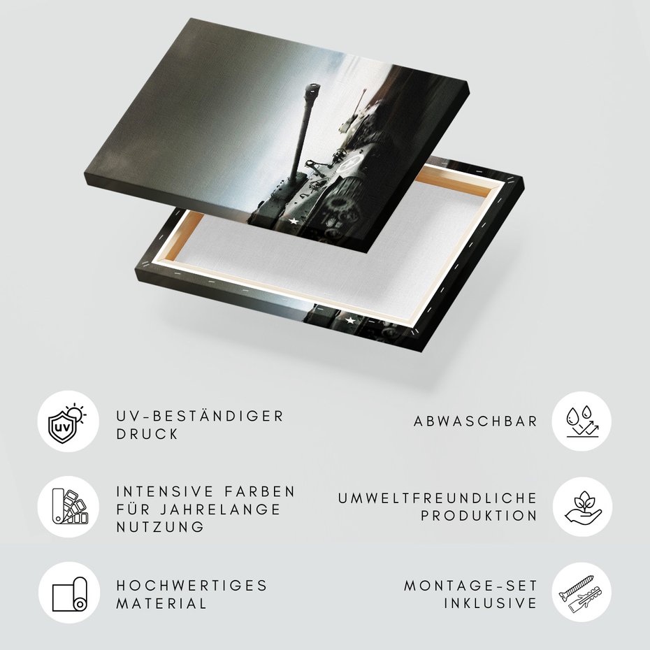 Obraz na płótnie - czołgi, wojna, pojazdy