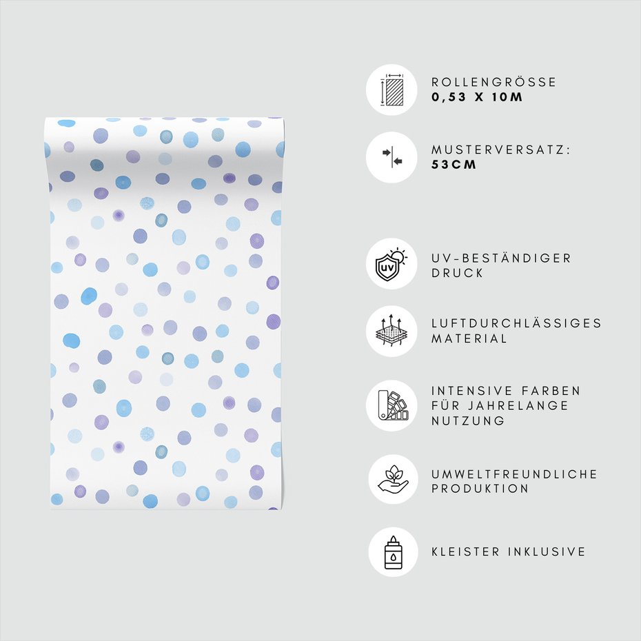 Tapeta - kropki, wzór, tło