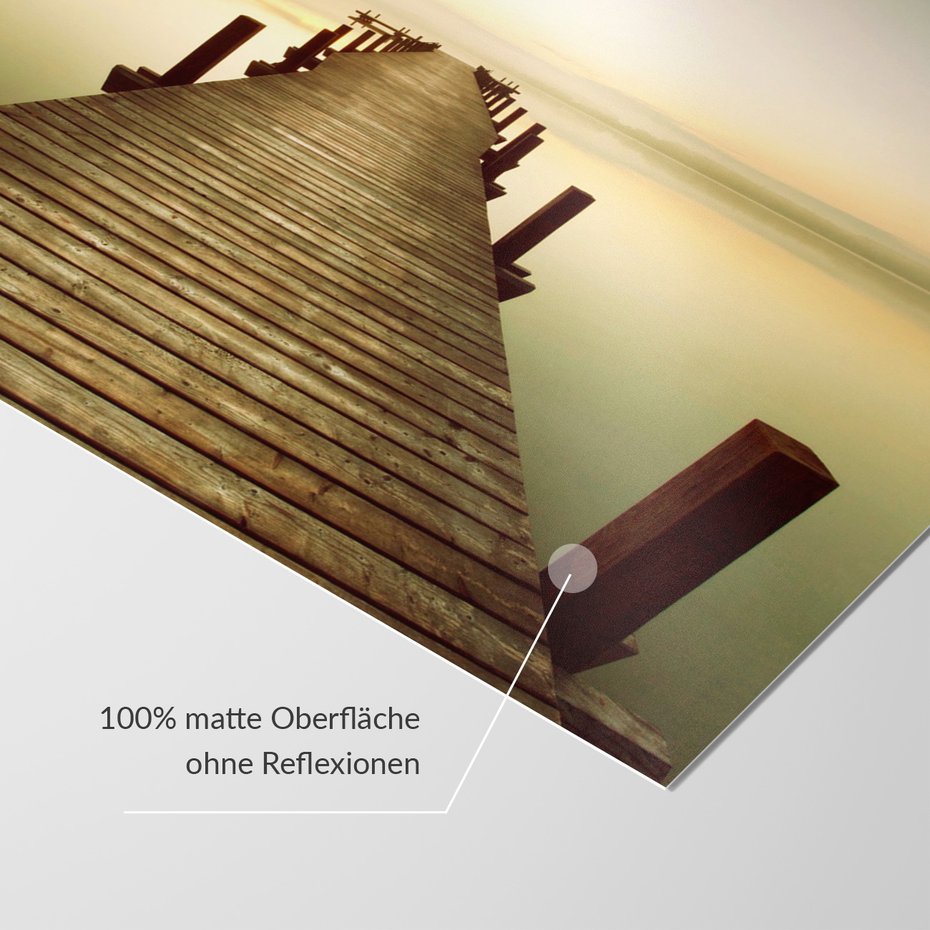 Fototapeta - jezioro, most, drewno