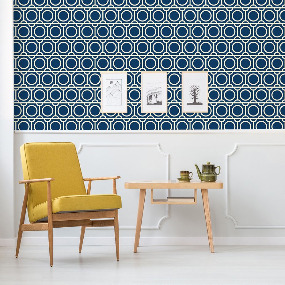 Tapeta - okręgi, linie, tło