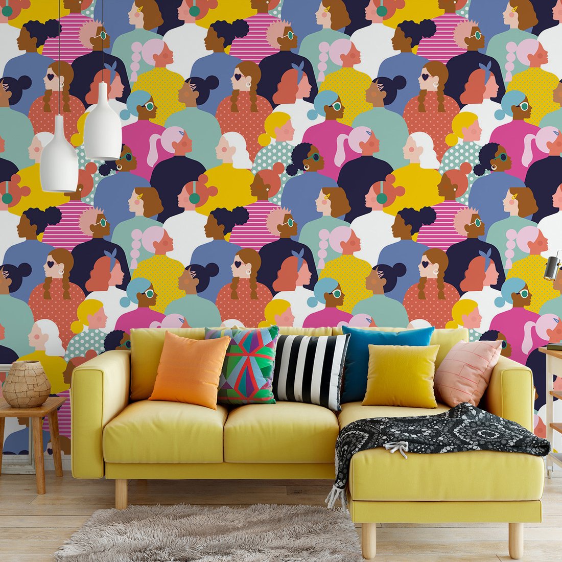 Tapeta - kobiety, ilustracja, portrety