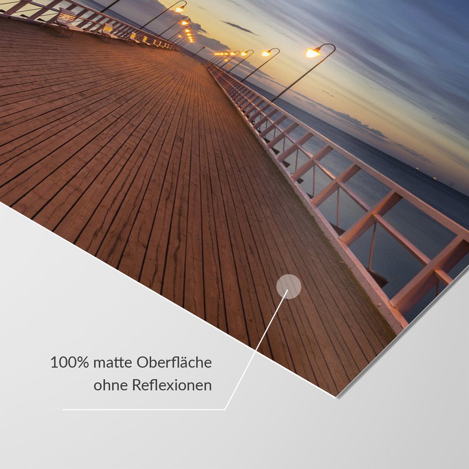 Fototapeta - morze, molo, wieczór