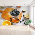 Fototapeta - borówki, owoce, cytrusy