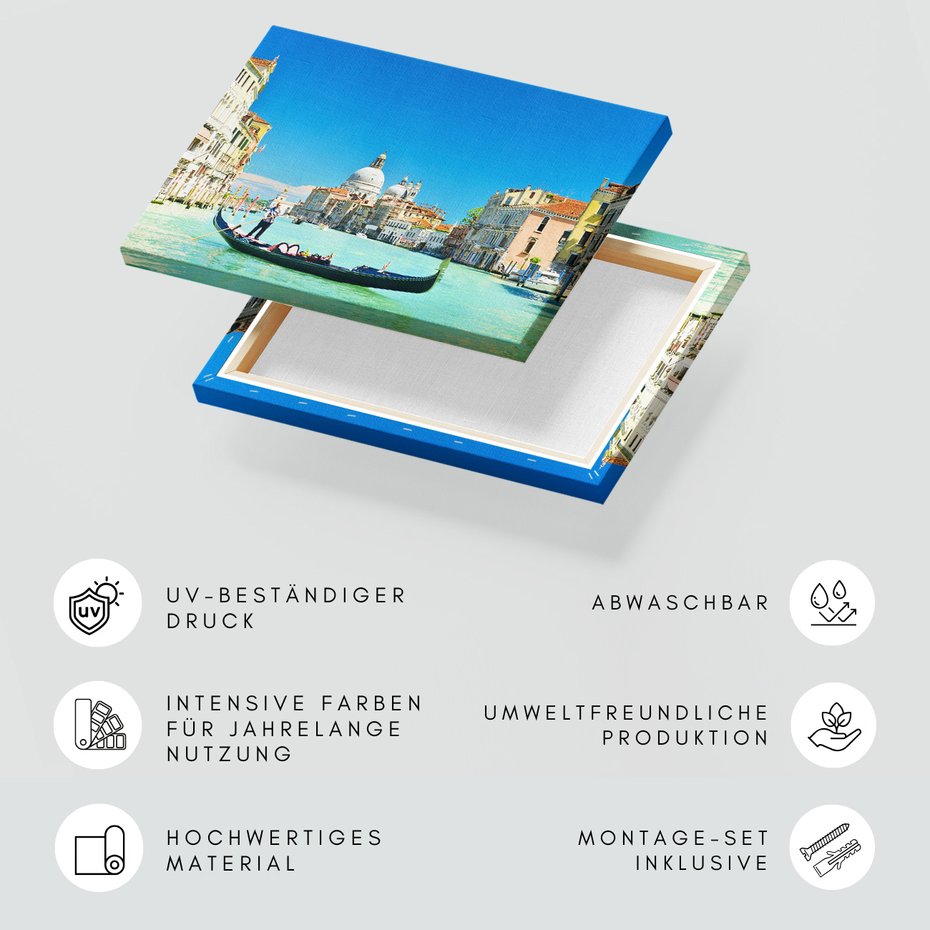 Obraz na płótnie - Wenecja, gondola, miasto