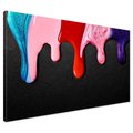 Obraz na płótnie - lakier do paznokci, abstrakcja, kolory