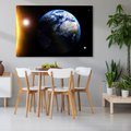 Obraz na płótnie - ziemia, słońce, kosmos