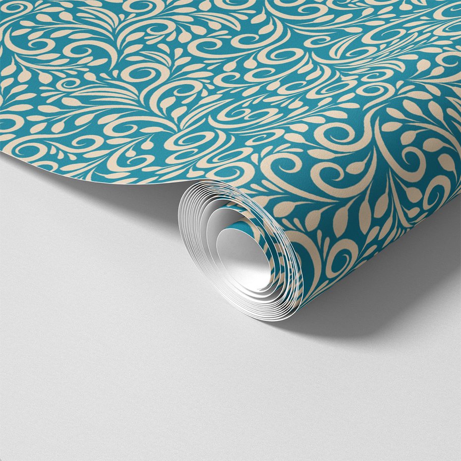 Tapeta - ornamenty, abstrakcja, zawijasy