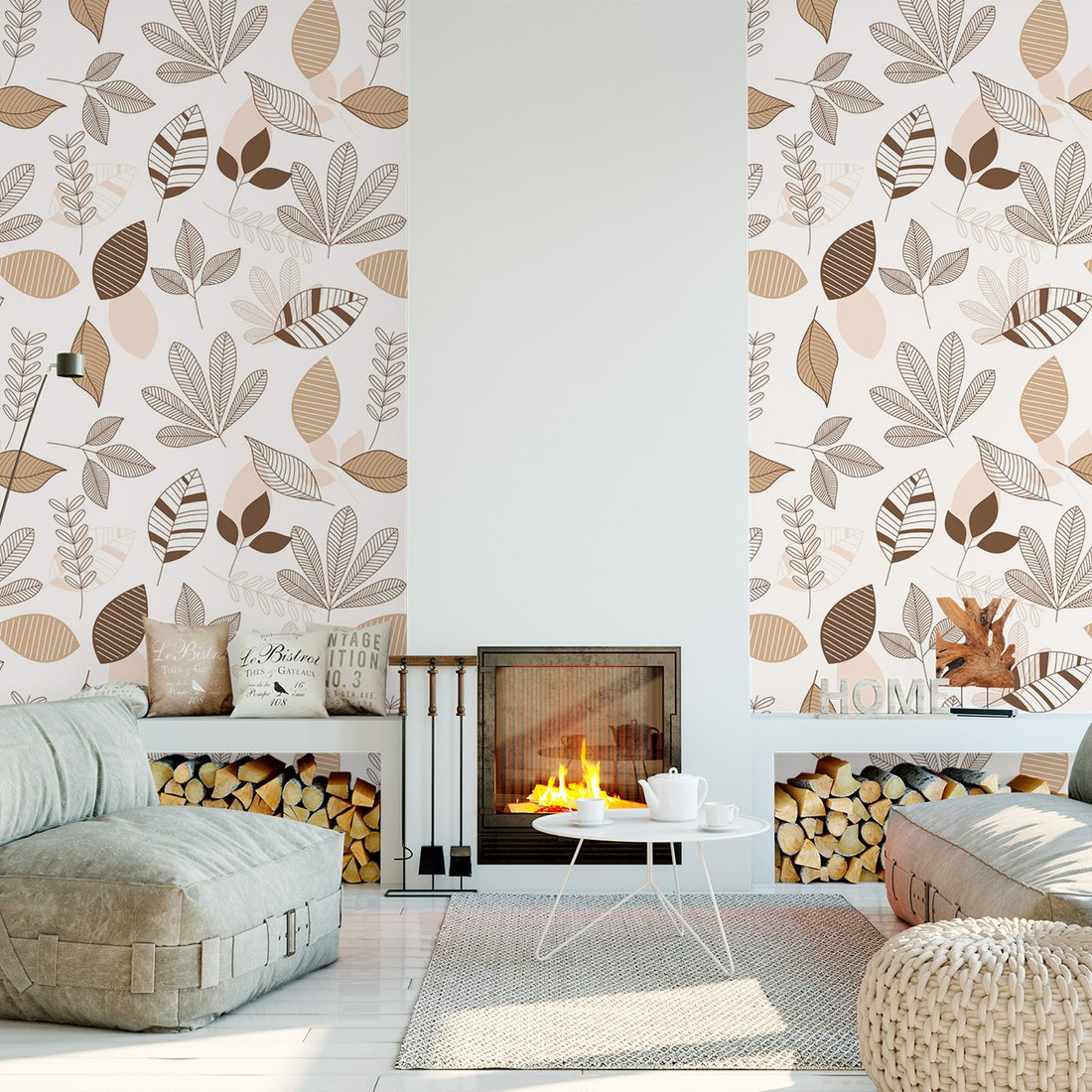 Tapeta - liście, natura, wzór