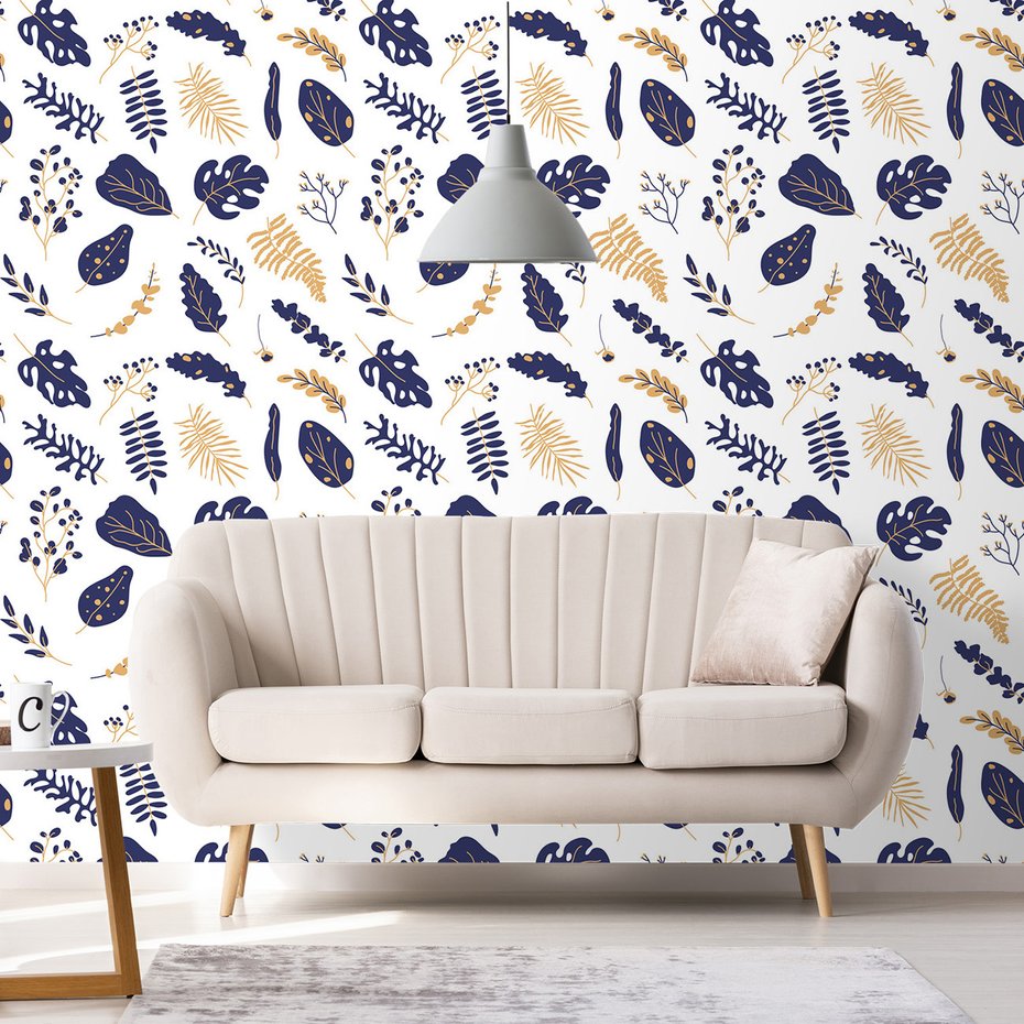 Tapeta - liście, gałązki, natura