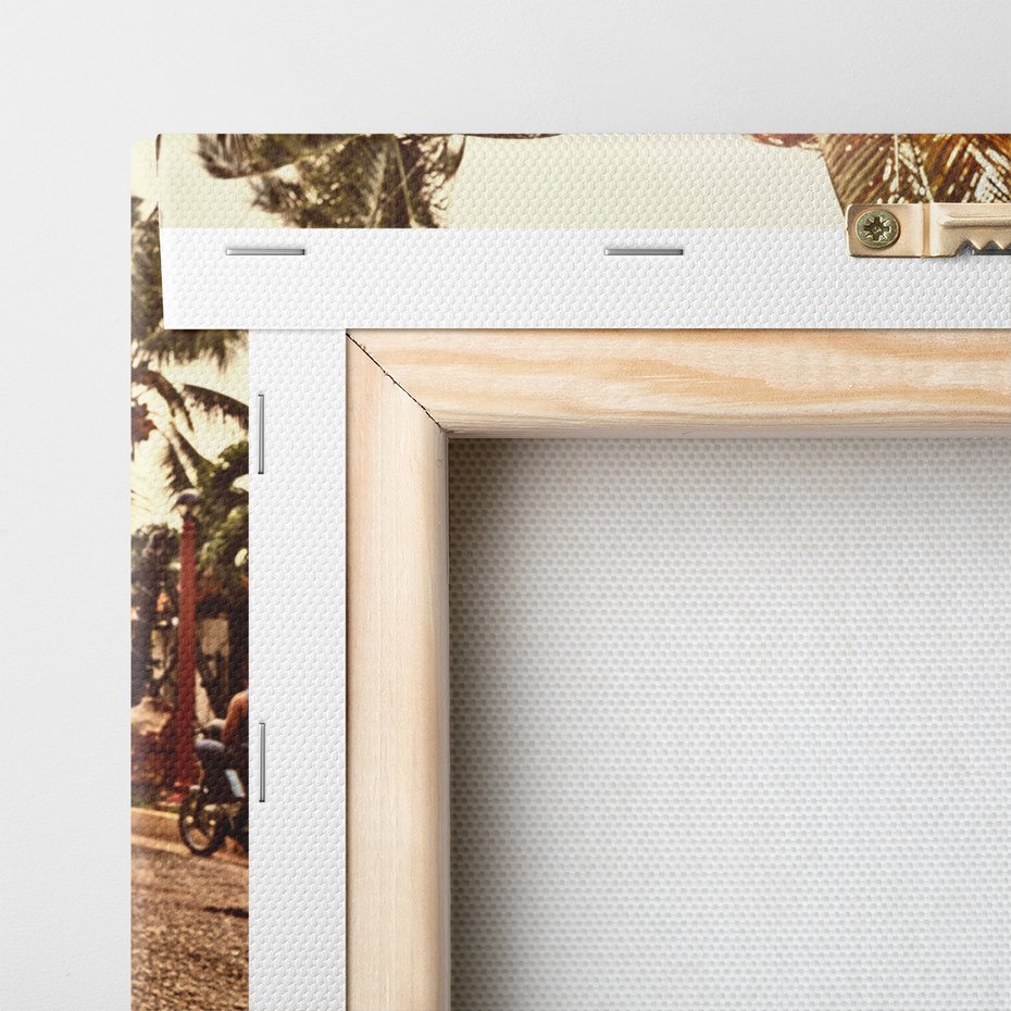 Obraz na płótnie - samochód, ulica, Kuba