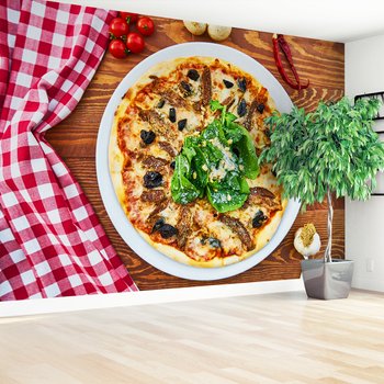 Fototapeta - pizza, jedzenie, włoska