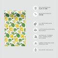 Tapeta - dziecięca, cytryny, limonki,