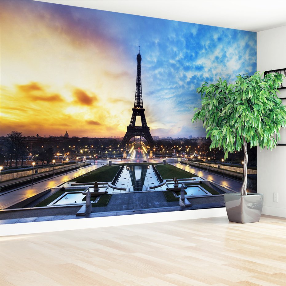 Fototapeta - Paryż, Wieża Eiffla, miasto