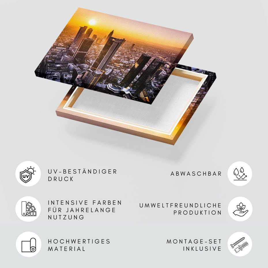 Obraz na płótnie - miasto, budynki, panorama