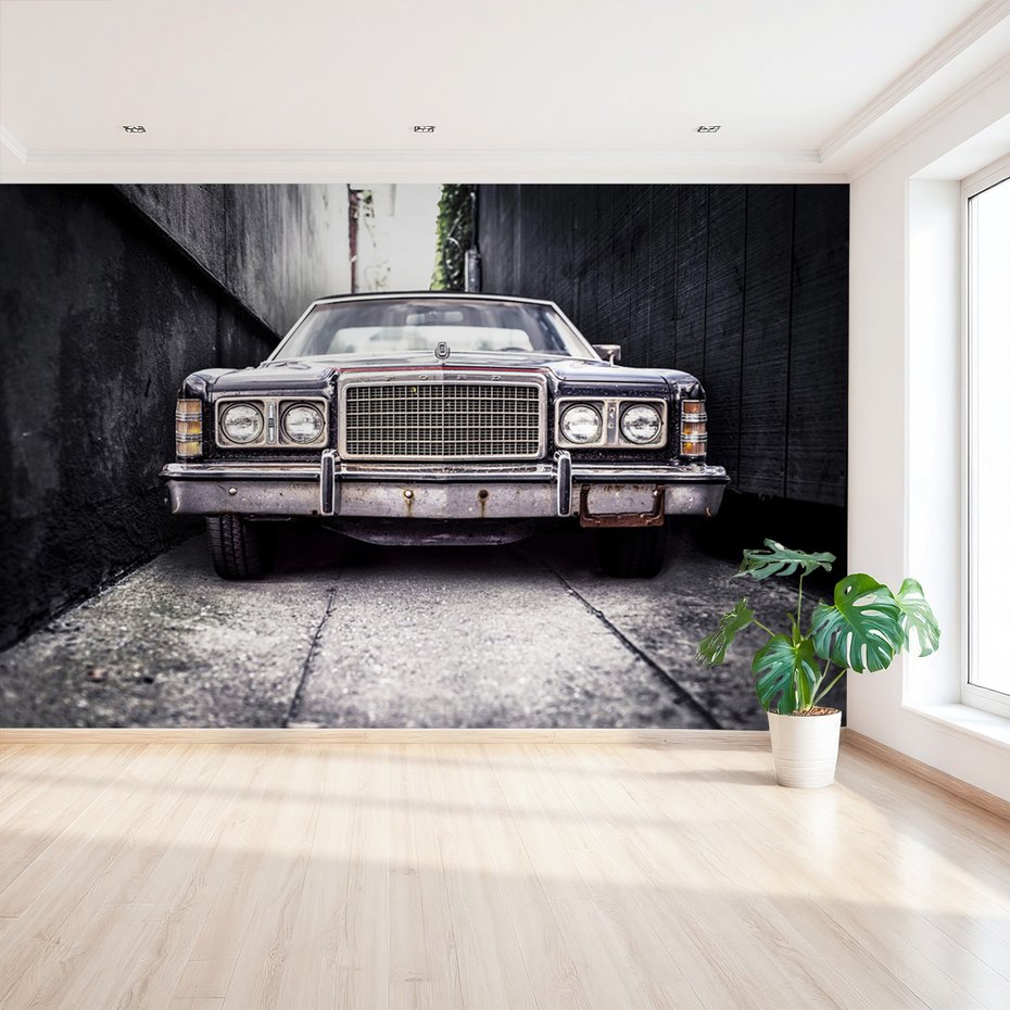 Fototapeta - samochód, ulica, klasyczny