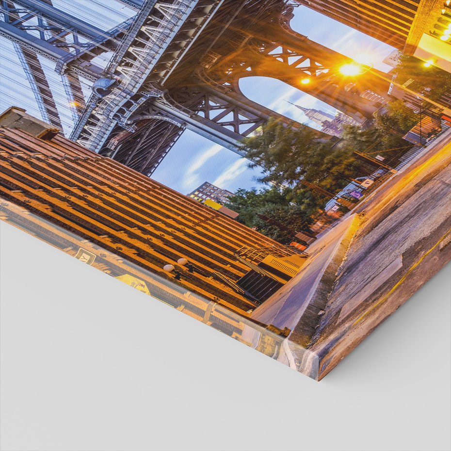 Obraz na płótnie - most, miasto, ulica