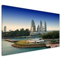 Obraz na płótnie - miasto, budynki, woda