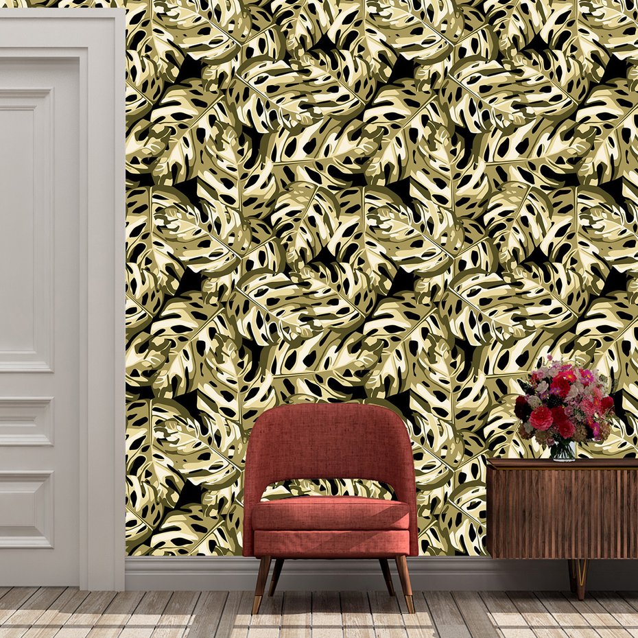 Tapeta - liście, monstera, natura