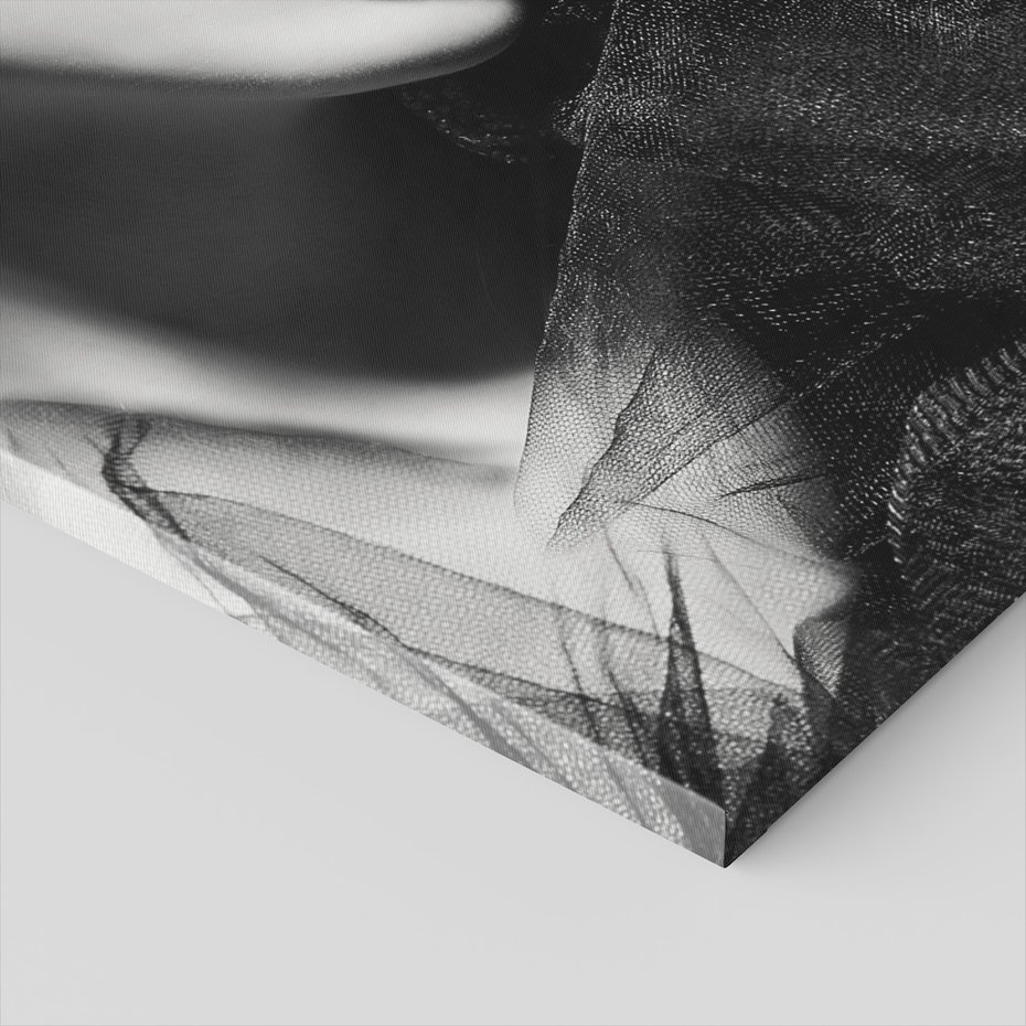 Obraz na płótnie - maska, portret, czerwień