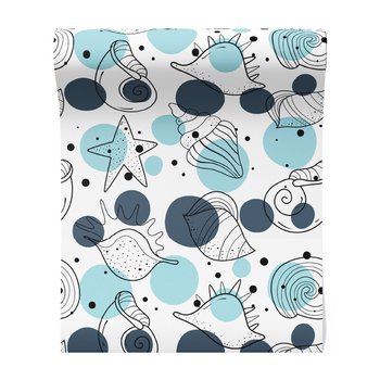 Tapeta - muszle, gwiazda, kropki