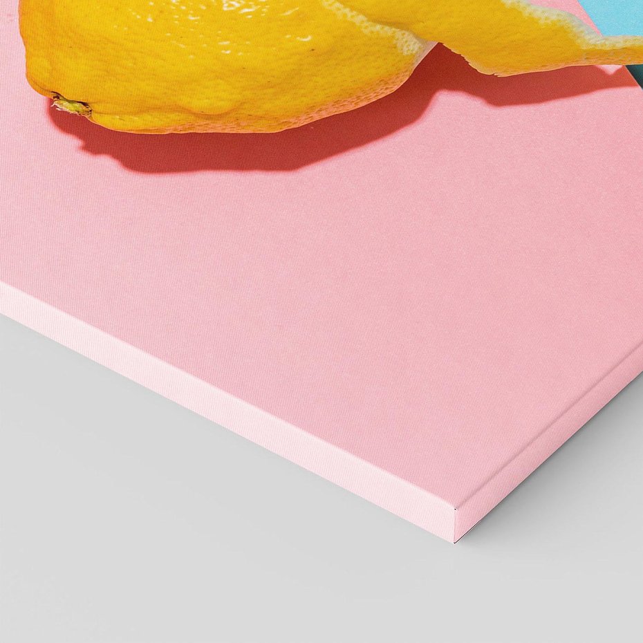 Obraz na płótnie - cytryna, skórka, abstrakcja