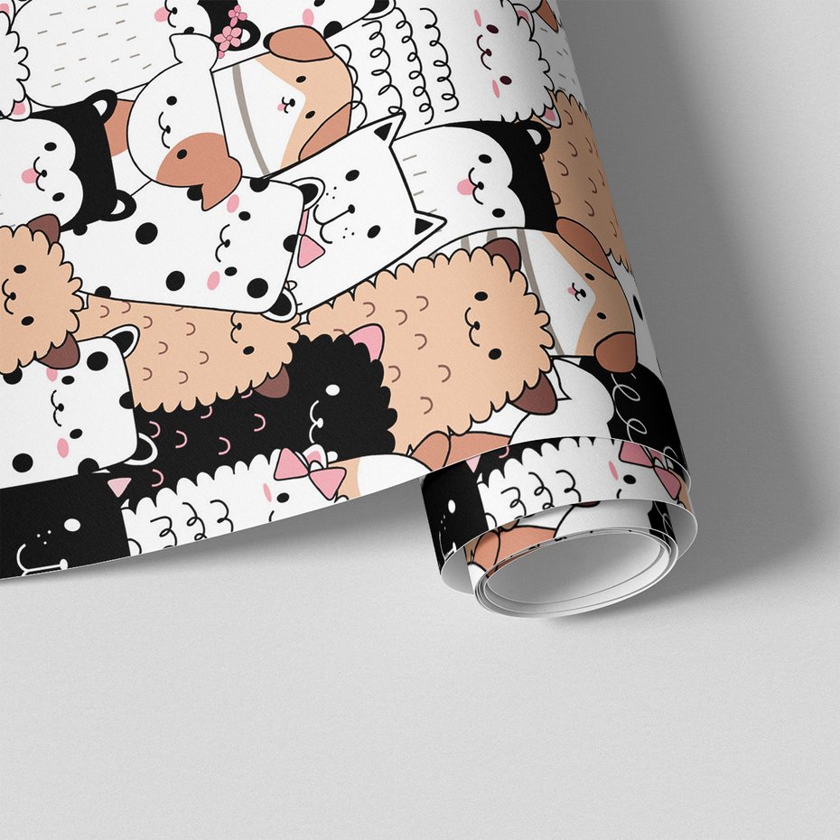 Tapeta - dziecięca, psy, koty,