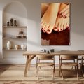 Obraz na płótnie - manicure, pedicure, stopy