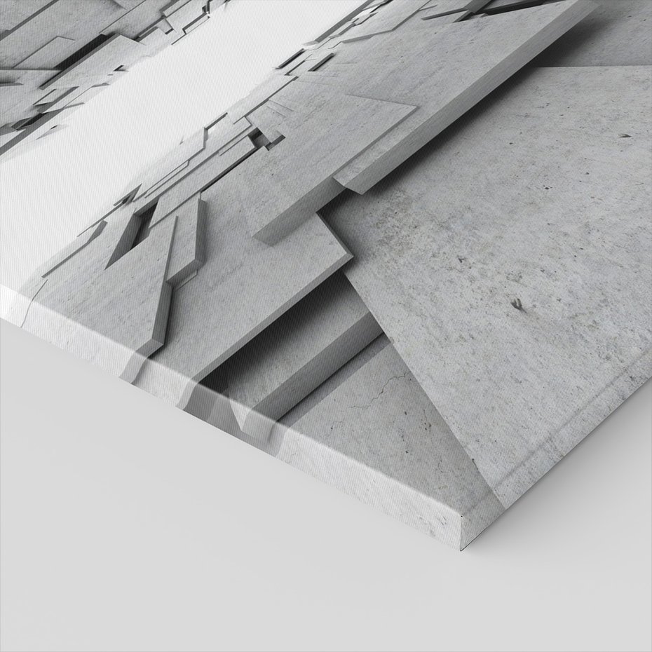 Obraz na płótnie - abstrakcja, beton, geometria