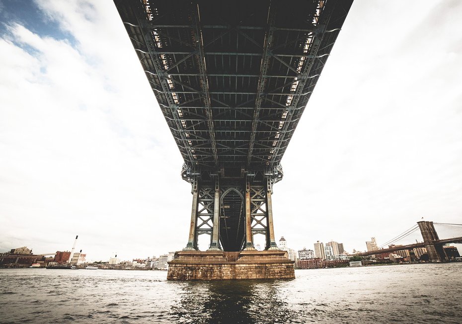 Fototapeta - most, miasto, woda