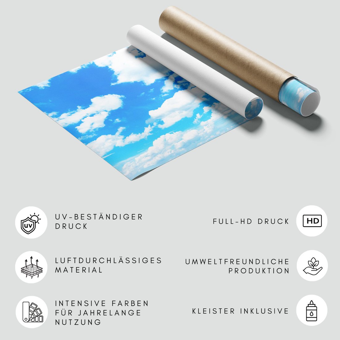 Fototapeta - niebo, chmury, błękitne