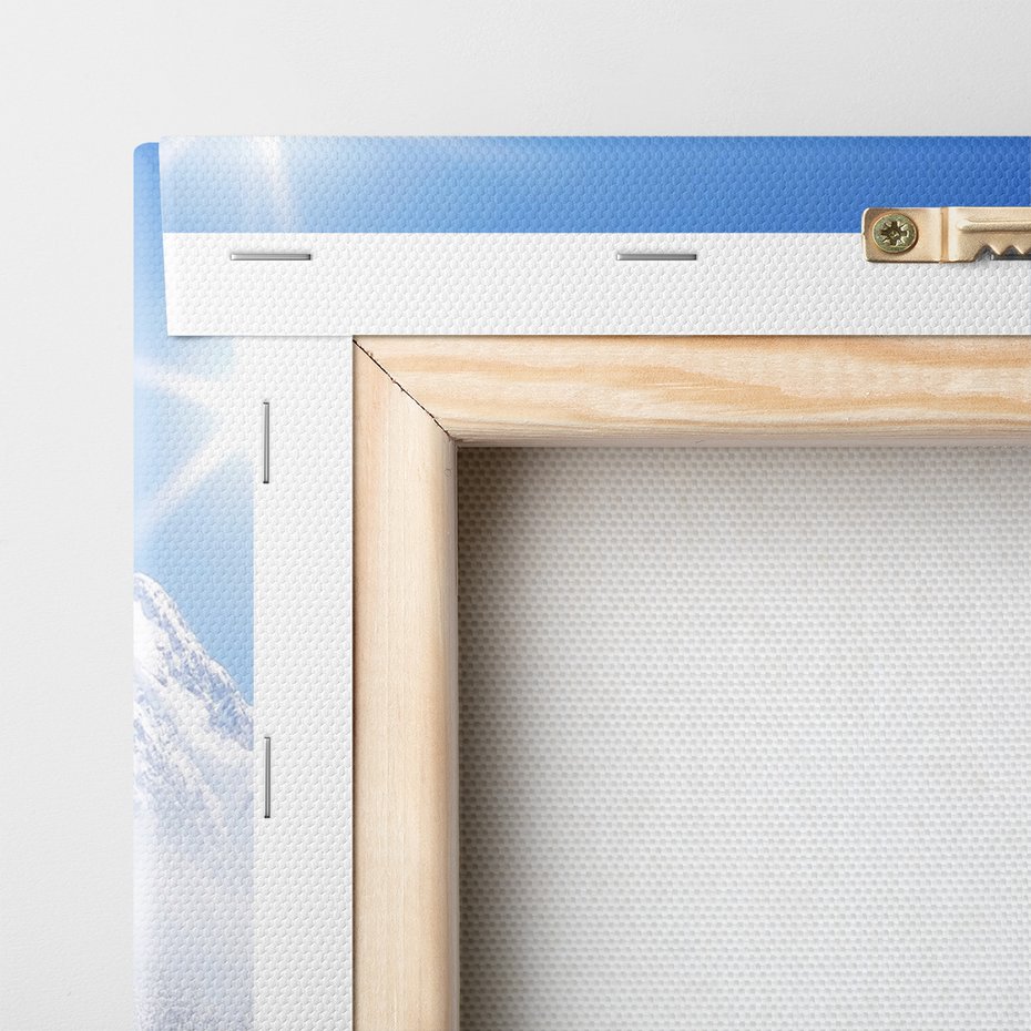 Obraz na płótnie - zima, śnieg, góry