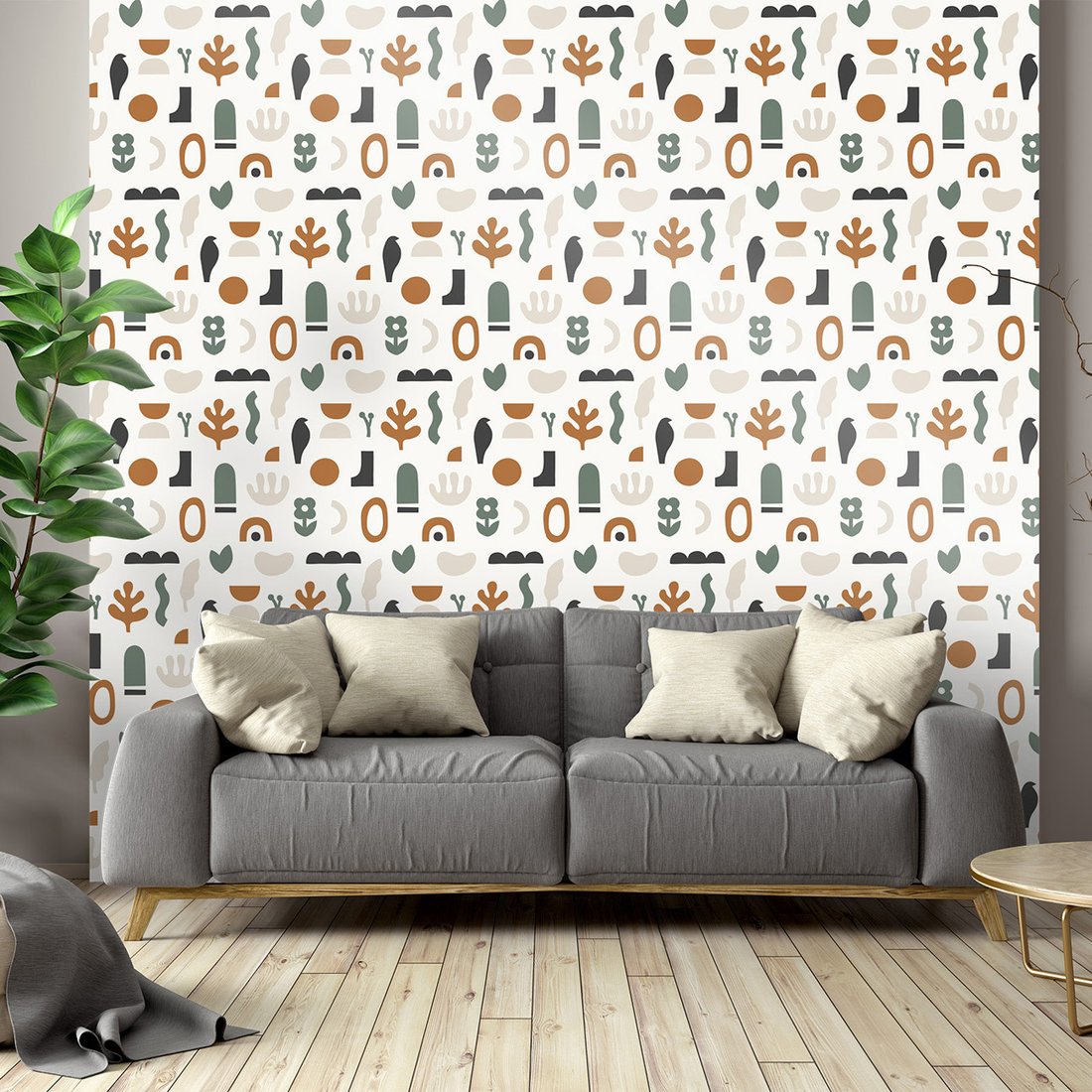 Tapeta - liść, kształt, abstrakcja