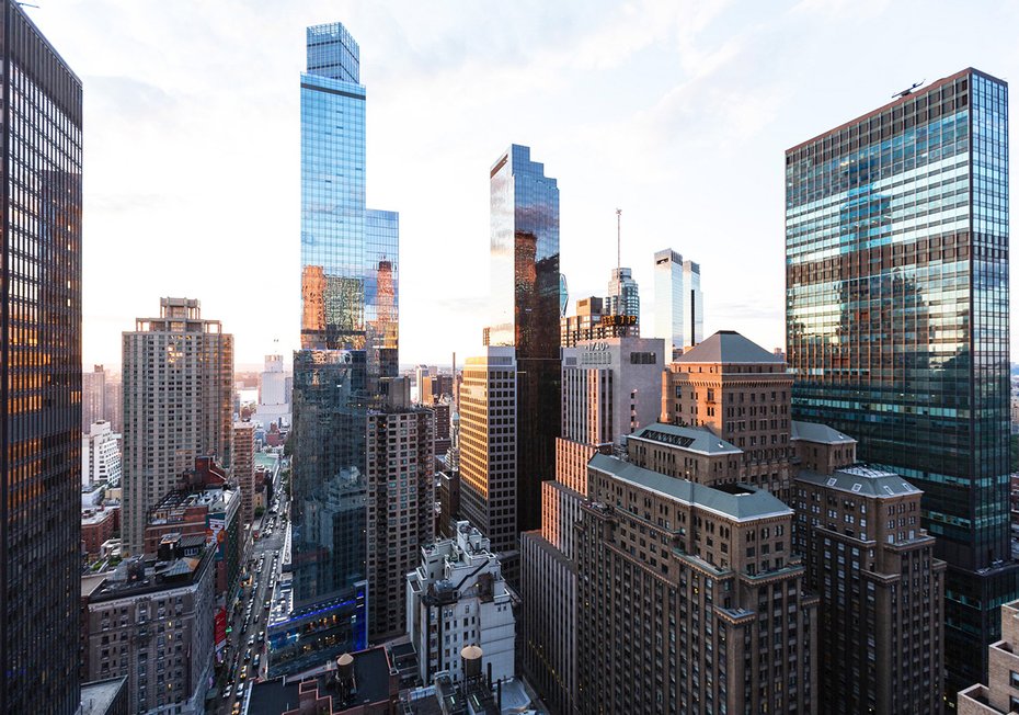Fototapeta - miasto, budynki, drapacze chmur
