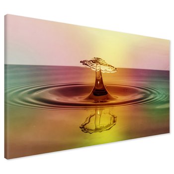 Obraz na płótnie - woda, kropla, abstrakcja