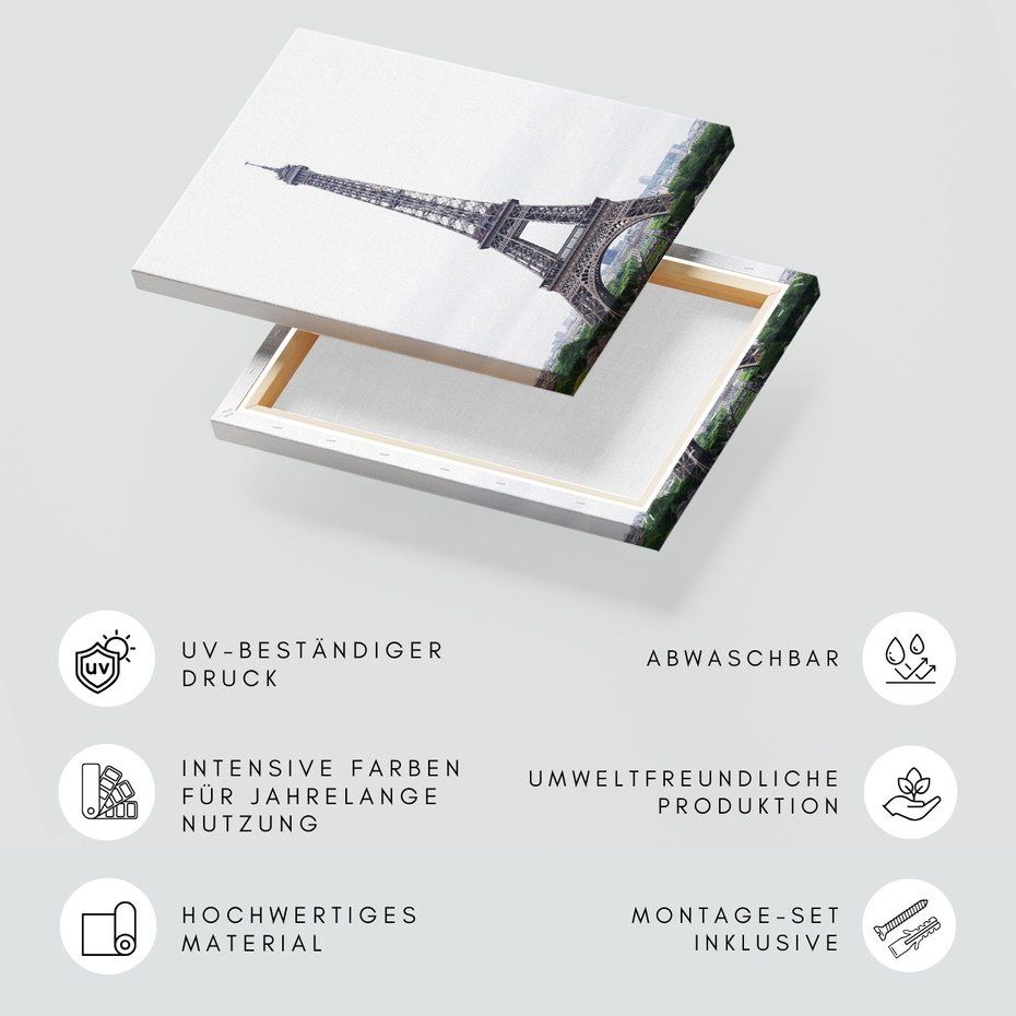 Obraz na płótnie - Wieża Eiffla, Paryż, architektura