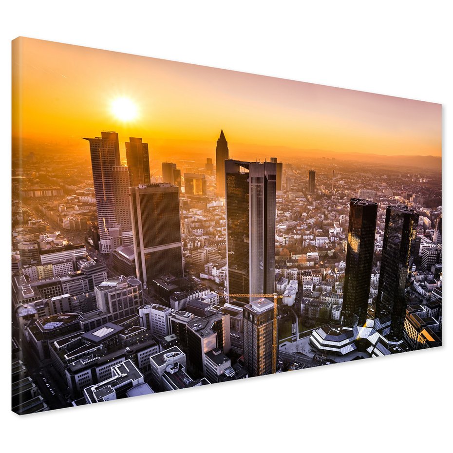 Obraz na płótnie - miasto, budynki, panorama
