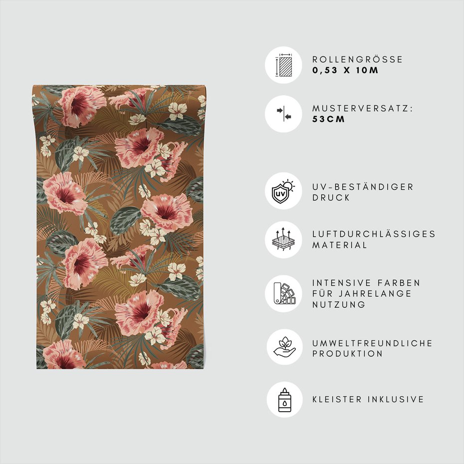 Tapeta - kwiaty, liście, natura