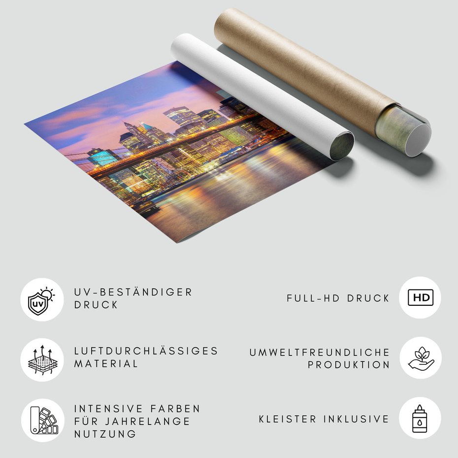 Fototapeta - miasto, most, woda