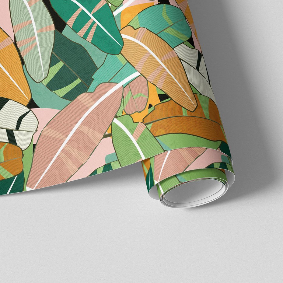 Tapeta - liście, natura, abstrakcja