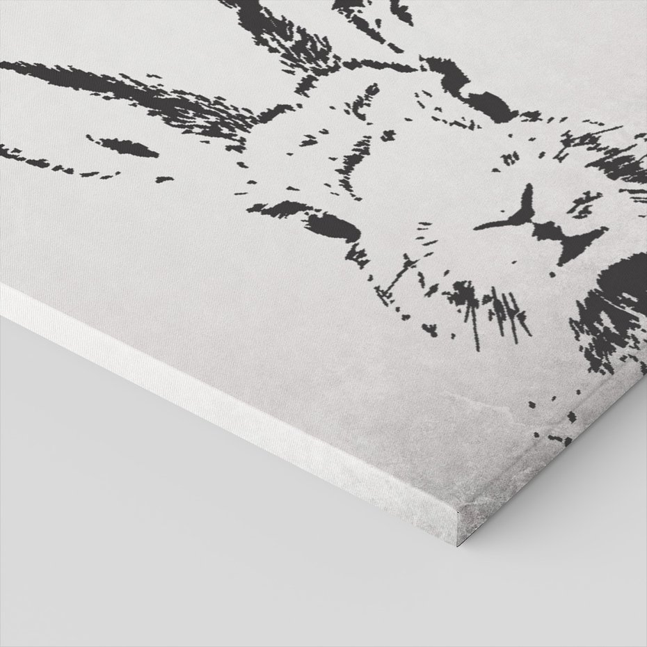 Obraz na płótnie - królik, zwierzę, portret