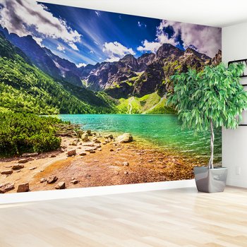 Fototapeta - góry, jezioro, krajobraz