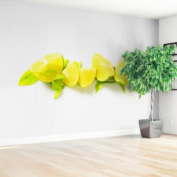 Fototapeta - limonki, owoce, cytrusy